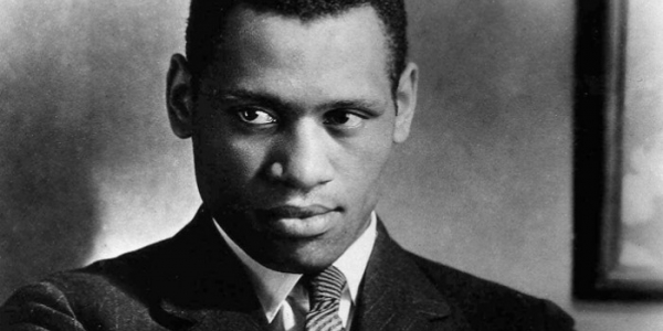 portrait of singer Paul Robeson